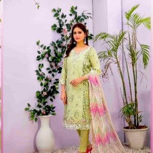 Elegant Hand crafted Bead Work Dresse